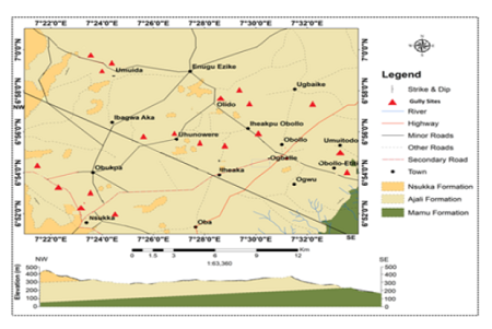Environmental assessment of gully erosion in parts of Enugu north, Southeastern Nigeria