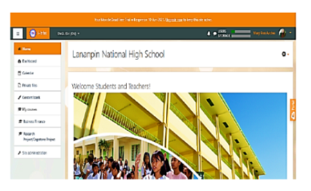 Design and Implementation of i-lnhs: A Learning Management System for Lananpin National High School