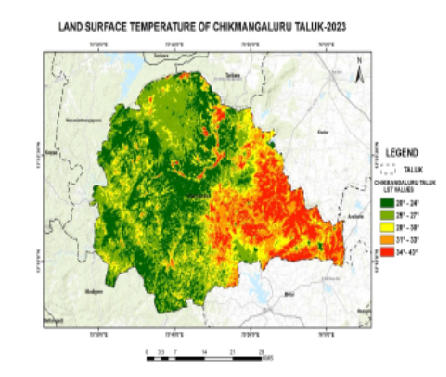 Comprehensive Analysis of Land Surface Temperature Changes in Chikmagalur Taluk Using Landsat 8 Level 1 Data