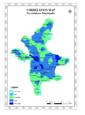 Urban indicators and its correlation in the municipal wards of Neyyattinkara, Kerala