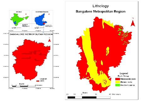 Mapping and analysis of topography of Bangalore metropolitan region