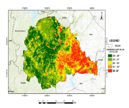 Comprehensive Analysis of Land Surface Temperature Changes in Chikmagalur Taluk Using Landsat 8 Level 1 Data