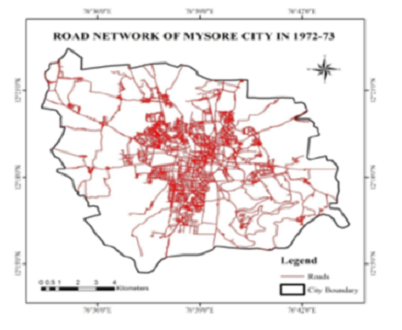 Urban road network expansion: A case study on Mysore city