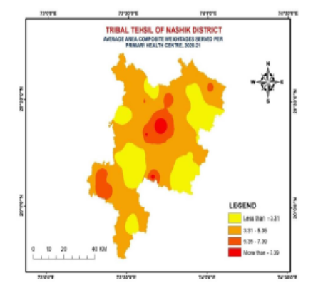 Geospatial Assessing of Healthcare Services in Tribal areas of Nasik District using G.I.S.